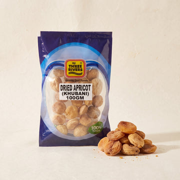 Three Rivers Dried Apricots (Khubani) — 100g
