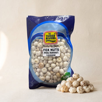 Three Rivers Fox Nuts (Phool Makhana) — 100g