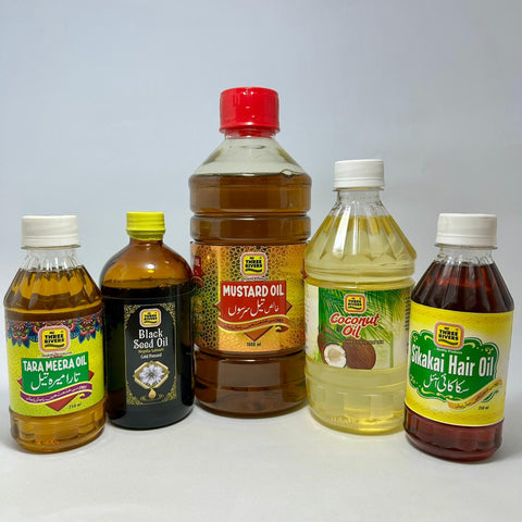 Pack of 5 Organic Oils